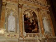 Benczúr Gyula oltárképe, a Szent István-bazilikában, Szent István felajánlja a koronázási ékszereket Szűz Máriának